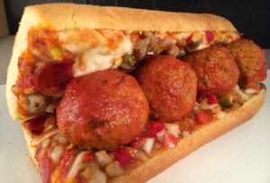 Meatball Parmesan Grinder